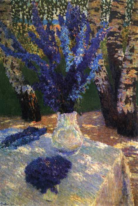 Сочинение по картине: Грабарь - "Дельфиниум"